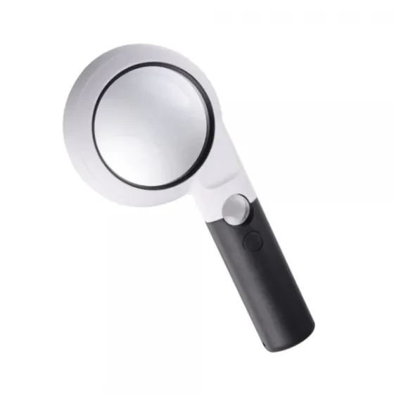 Ручная лупа Magnifier CH75-10L увел.- 5Х, диам.-75мм c Led Полтава