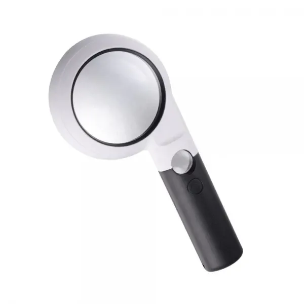 Ручная лупа Magnifier CH75-10L увел.- 5Х, диам.-75мм c Led Полтава - изображение 1