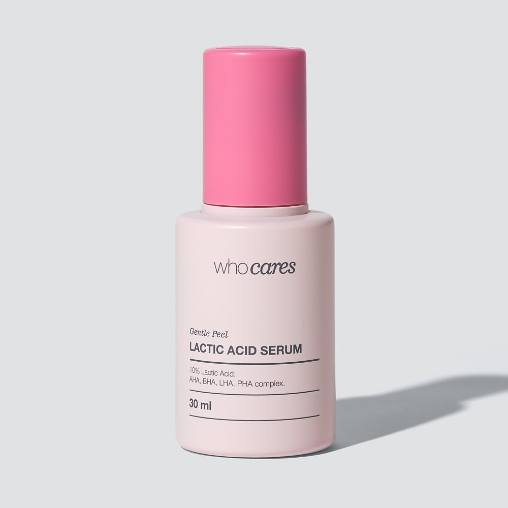 Незмивна сироватка-пілінг із молочною кислотою Gentle Peel Lactic Acid Serum whocares 30 мл Київ - фото 1