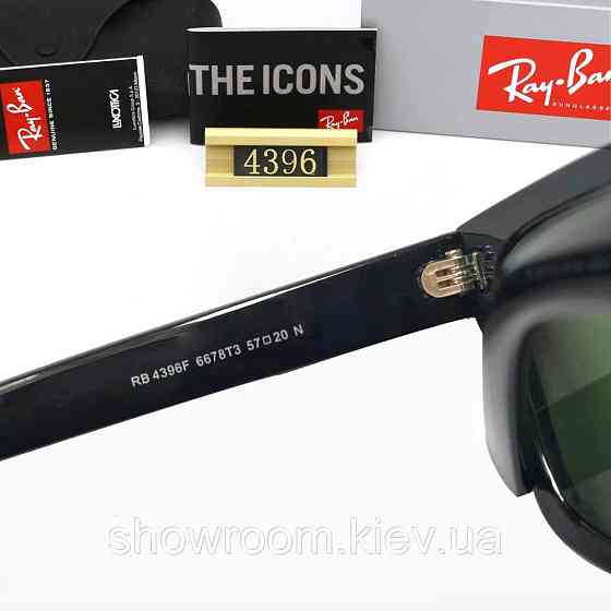 Мужские солнцезащитные очки Rb 4396 черные Киев
