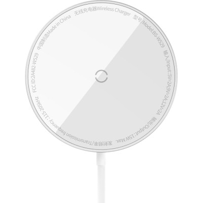 Зарядний пристрій Baseus Simple Mini3 Magnetic Wireless Charger 15W Silver (CCJJ040012) Вінниця - фото 8