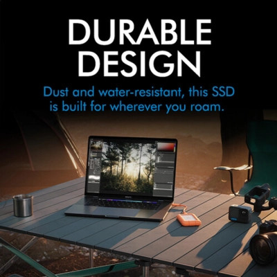 Накопичувач SSD USB Type-C 4TB Rugged Mini LaCie (STMF4000400) Вінниця - фото 7