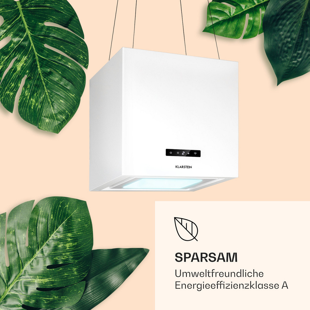 Люстра Умная островная вытяжка 595 м³/ч Управление через приложение Белая светодиодная панель (Германия, Ровно - изображение 7