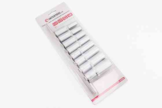 Набір головок торцевих подовжених на планці 1/2" 8шт (10/12/13/14/15/17/19/22мм) ET-6009 Київ