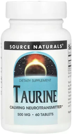 Таурин Source Naturals Taurine 500 mg 60 таб Киев