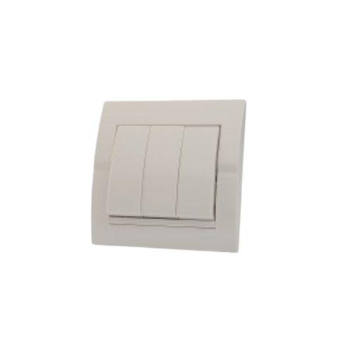 DERIY білий Вимикач внутрішній 3кл Лезард Житомир - фото 1