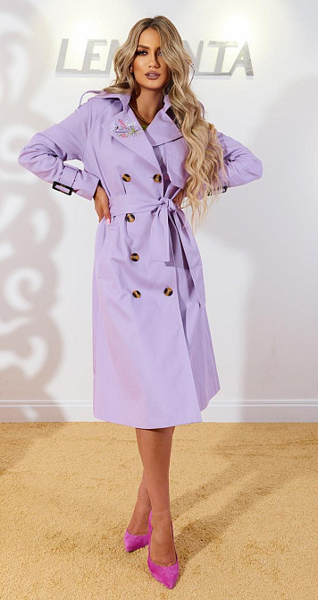 Коттоновий тренч з вишивкою (42) Київ - фото 6