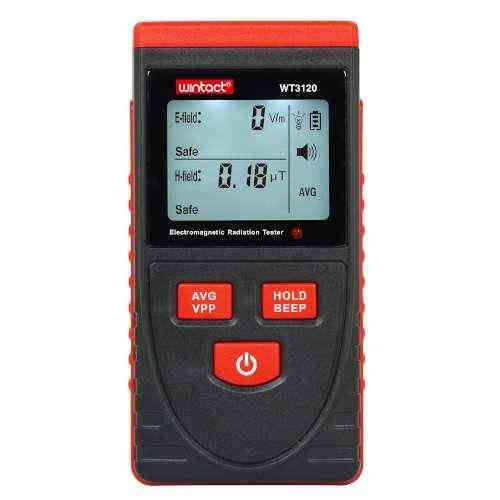 Тестер електромагнітного випромінювання (1-1999В/м, 0.01-99,99 t) WINTACT WT3120 Одеса