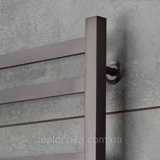 Сушарка для рушників електрична неіржавка NAVIN Авангард 480х800 Sensor, Gun Metal, лівобічна з таймером Чернівці