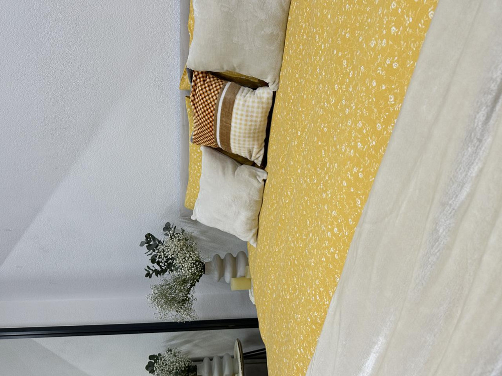 Ecotton Комплект постільної білизни Ecotton Євро двоспальний 210х220 см Квітка жовтий (250951) Коломия - фото 6