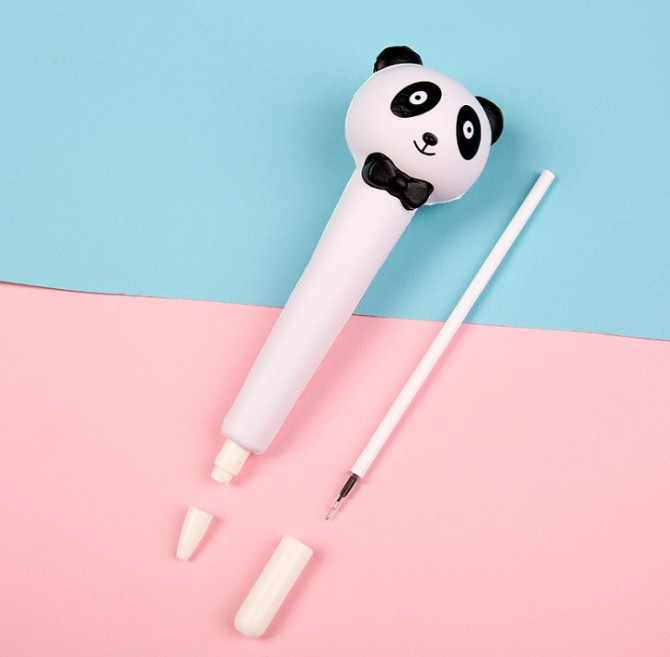 Набір ручок масляних Bookopt 0.7 мм BP5029 Squishy Panda (2шт) Кам'янське - фото 3