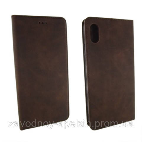 Чехол книжка iPhone XS Max Premium Case (коричневый) Одесса - изображение 1