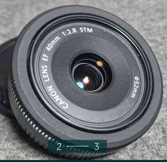 Объектив: Canon EF 40mm.f/2.8 STM. Киев
