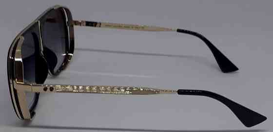 Брендовые  очки маска женские солнцезащитные серо фиолет  с градиент. Киев