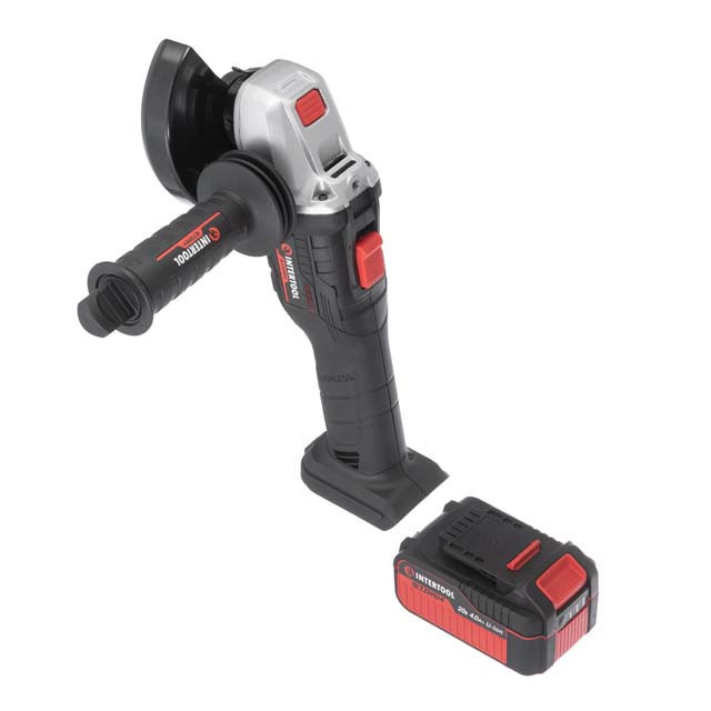 Шліфмашина акумуляторна INTERTOOL WT-0366, безщіткова 20 В, 125 мм, 10000 об/хв, Li-ion - із системою плавного пуску Львів - фото 6