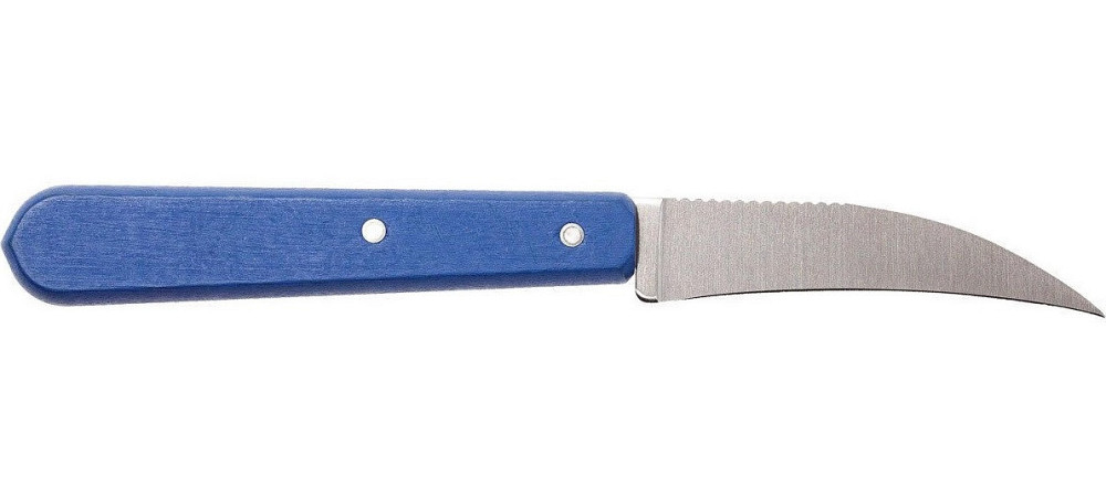 Кухонний Ніж вигнутий для очищення овочів та фруктів Opinel No.114 "Vegetable" (001927) Blue Нововолинськ - фото 3