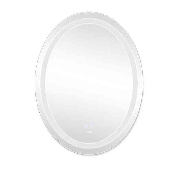 Дзеркало Lidz Vida 700х500 з LED-підсвіткою Touch, з антизапотіванням, з димером, рег. яскравості LD78LF5070 Київ