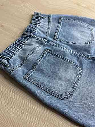 Джинси жіночі Liana 1-051 SKATER MOM з резинкою на талії великі розміри блакитні, блакитний, З4, 34, 96 см, 120 см Київ