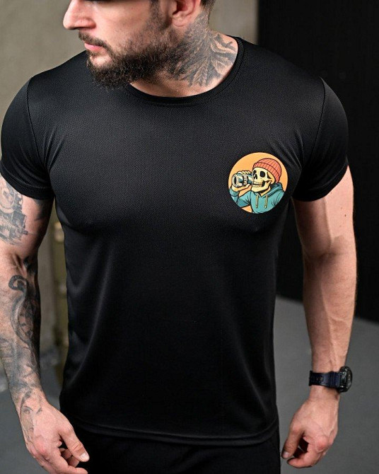 Тактична потовідвідна футболка Revo black ПП7727 Одеса - фото 6