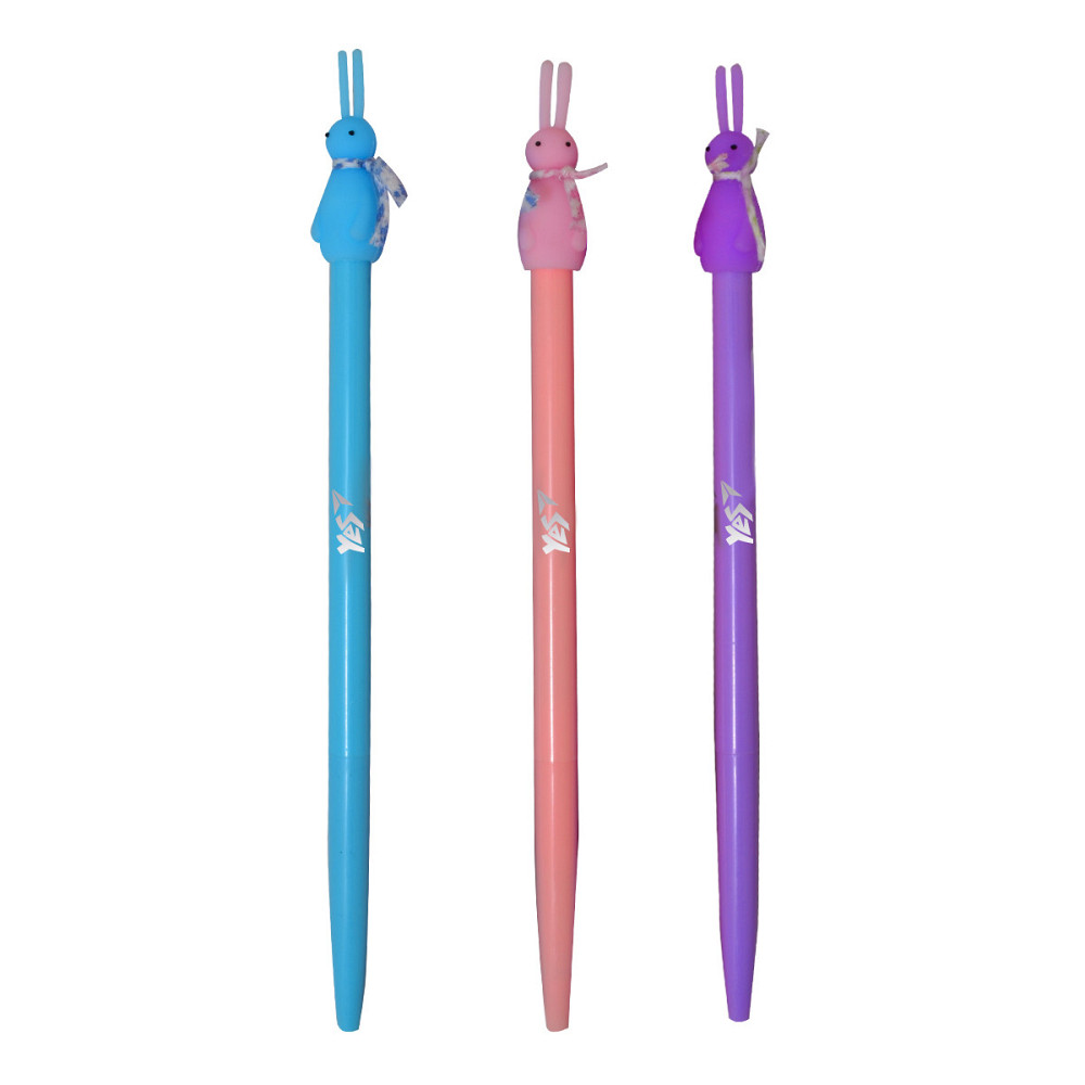 Ручка олійна "YES" 411911 “Rabbit”, 0,7 мм, синя, шт Київ - фото 1