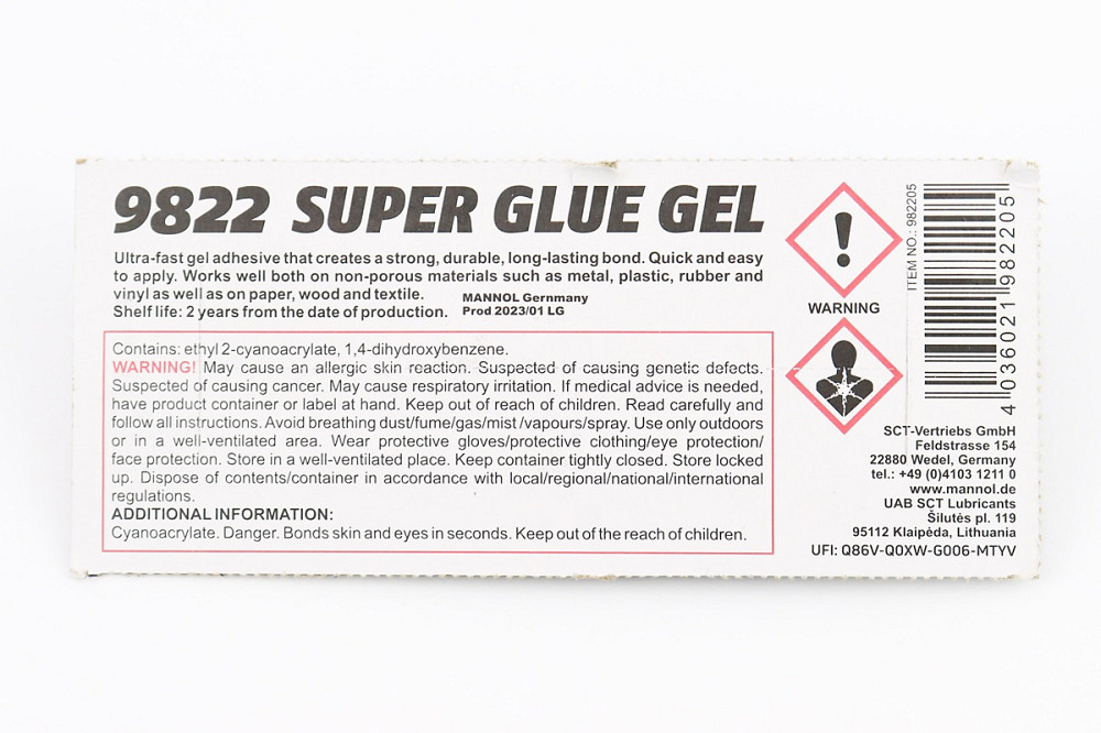 Клей багатофункціональний, гелевий "Super Glue GEL", 3g Київ - фото 2
