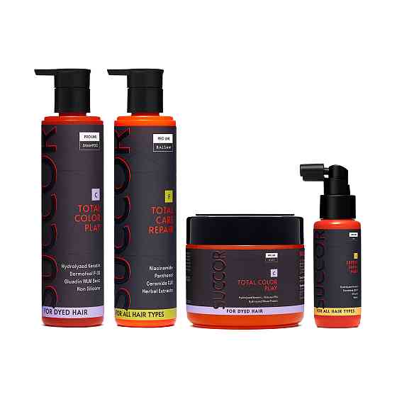 Набор Комплектный уход для сохранения цвета окрашенных волос Set Total Color Succor Киев