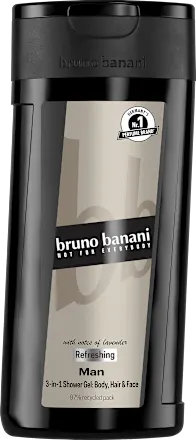 Bruno banani Duschgel Man 3in1 250 ml Бруно Банані Гель для душу для чоловіків Львів