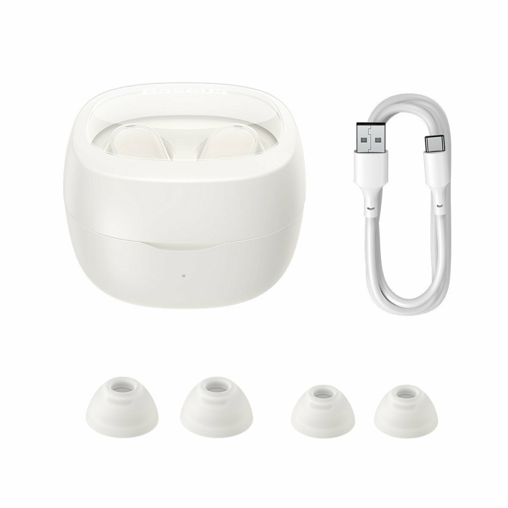 Бездротові навушники Baseus Bowie WM02 True Wireless Earphones кремово-білий Львів - фото 5
