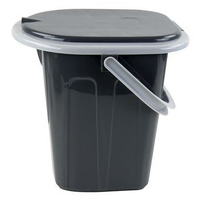 Ведро-туалет Bo-Camp Portable Toilet Square 20 Liters Grey (5502820) (DAS303293) Винница - изображение 5