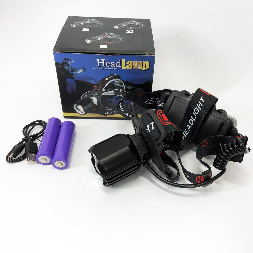 Мощный фонарик светодиодный на голову PLD-T115-PM30-TG, Налобный фонарь для рыбалки кемпинга MT-29 Киев - изображение 9