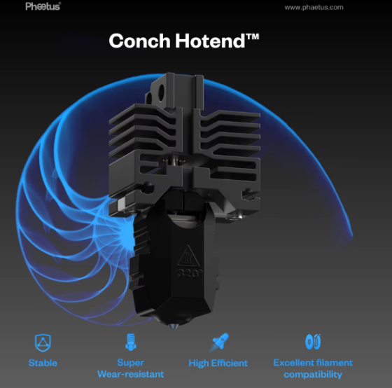 Зносостійкий Хотенд Phaetus для 3D-принтерів Bambu Lab X1/X1C/P1P/P1S Київ