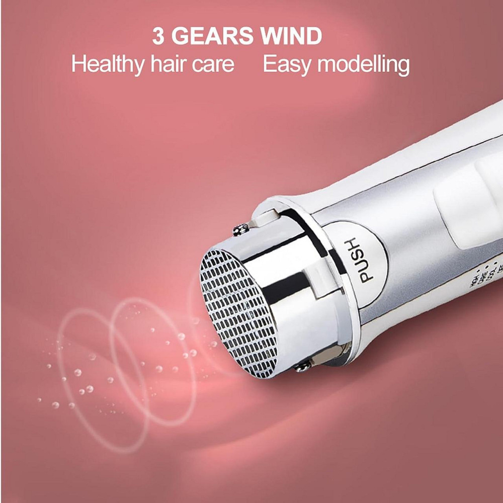 Brrnoo 2 в 1 фен-расческа, фен-щетка-расческа, для с насадкой Beauty Dual Voltage Handheld Multifunction Professional Electric Hou Київ - фото 2