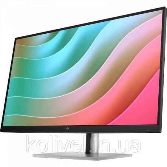 TFT 27" HP E27k G5, 4K UHD, IPS, HDMI, DP, USB-C, RJ-45, HAS, Pivot, кол, чорно-сріблястий (6N4C4AA) Київ