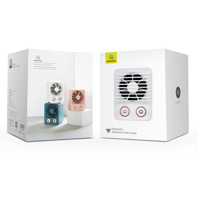 Пастка для комах USAMS US-ZB062 Electronic Mosquito Killer Lamp (Біла) Миколаїв - фото 10