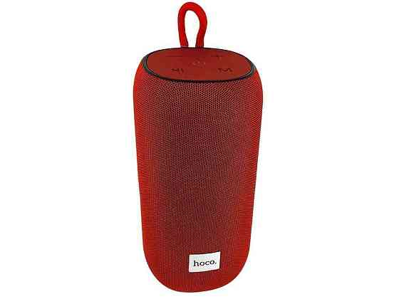 Портативная колонка HC10 5W/BT5.0/USB/microSD/FM/1200mAh/TWS/IPX5 18х9см красная ТМ HOCO Киев