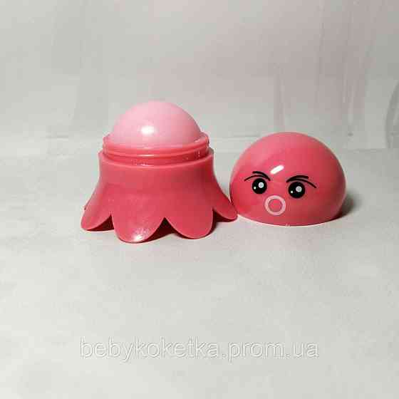 Дитячий бальзам для губ зволожувальний Magic Your Life Lip Balm Осміножик червоний Львів