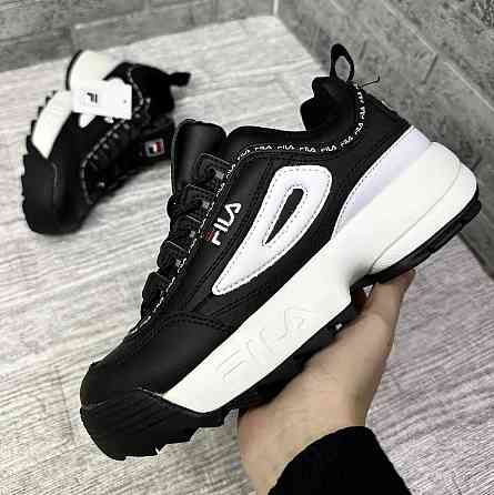 Кроссовки FILA Disruptor Чёрные Женские Кожаные Фила (размеры: 36,37,38,39,40) Видео Обзор Днепр