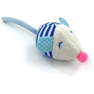 Іграшка для котів Hippie Pet Мишка середня синя 9 см (HIPCT2304059M) Вінниця - фото 1