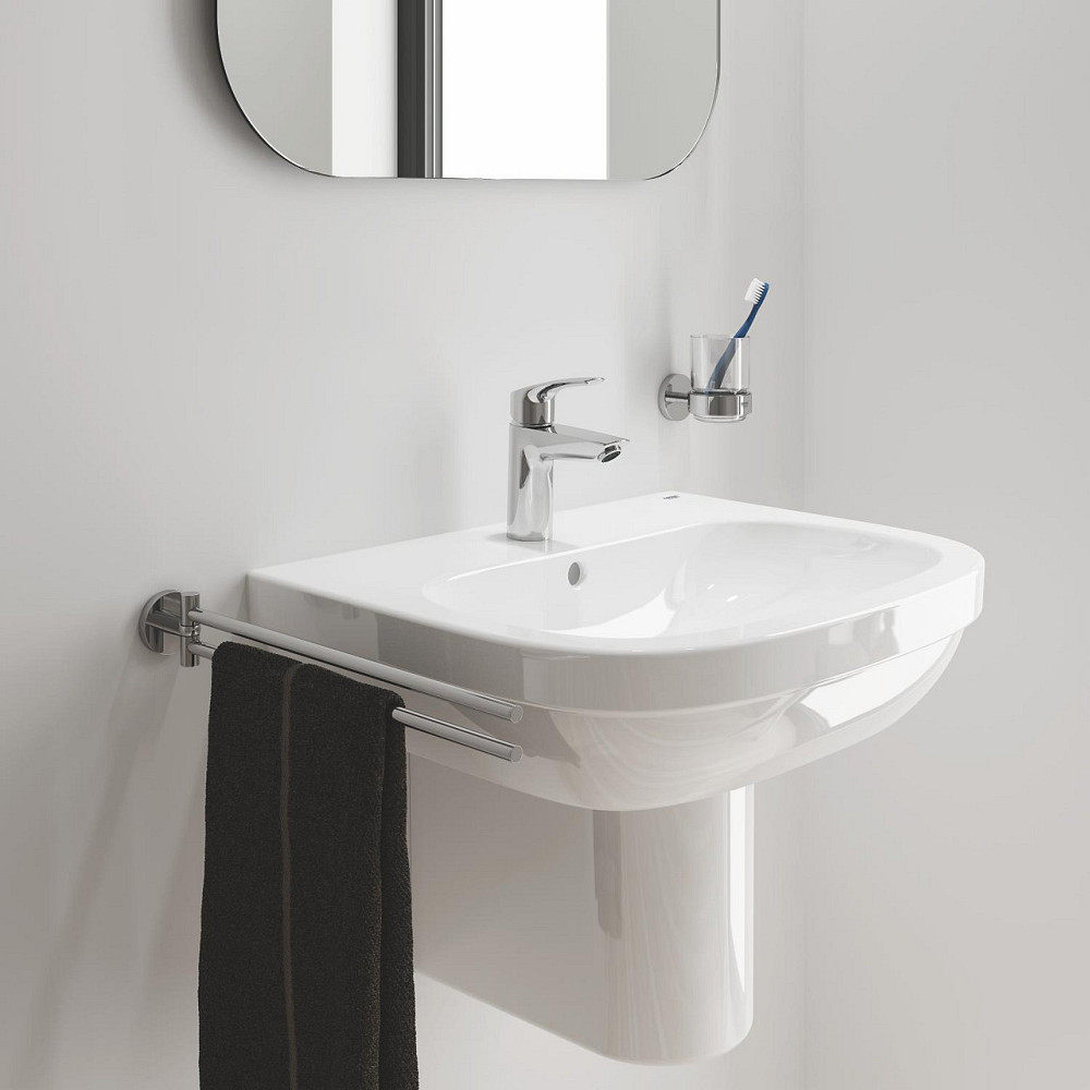 Одноважільний змішувач для раковини S-Size Grohe Eurosmart New з натискним донним клапаном  ( 23922003 ) 27094 Харків - фото 4