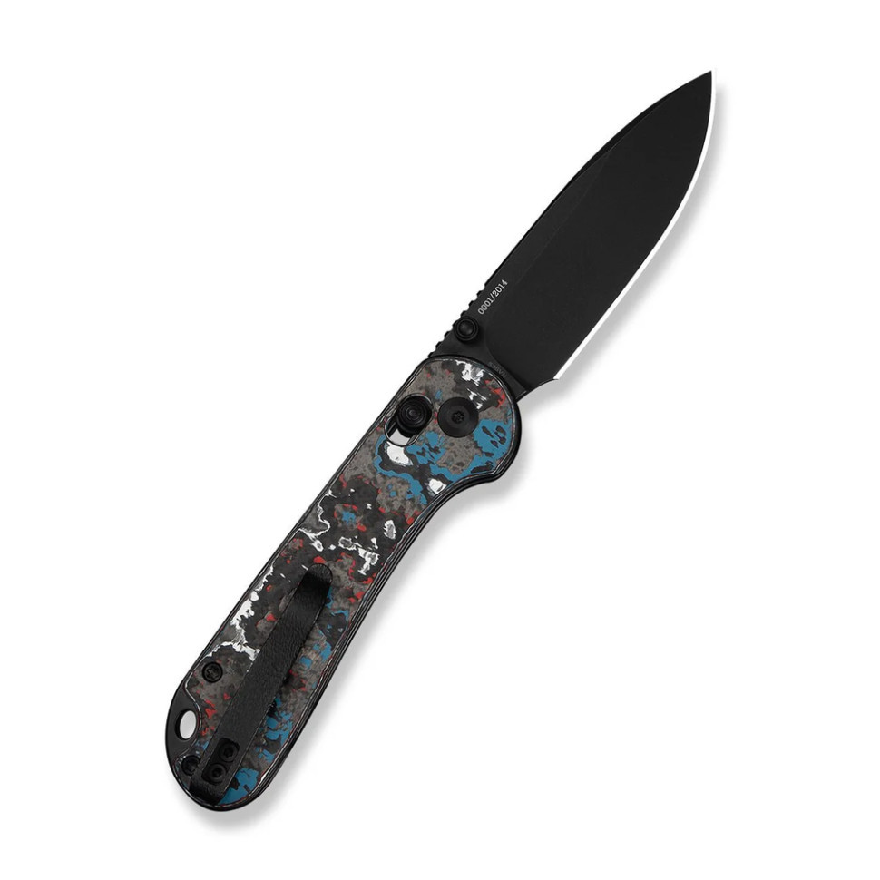 Ніж складаний кишеньковий Civivi Elementum (Crossbar Lock), (7.51 см) CPM S35VN / Nebula FatCarbon Fiber чорний/червоний/синій/білий Київ - фото 2