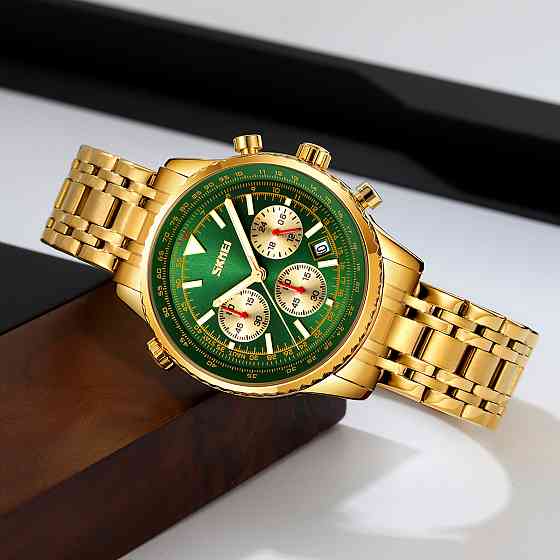 Skmei 9333GDGN Gold-Green Киев