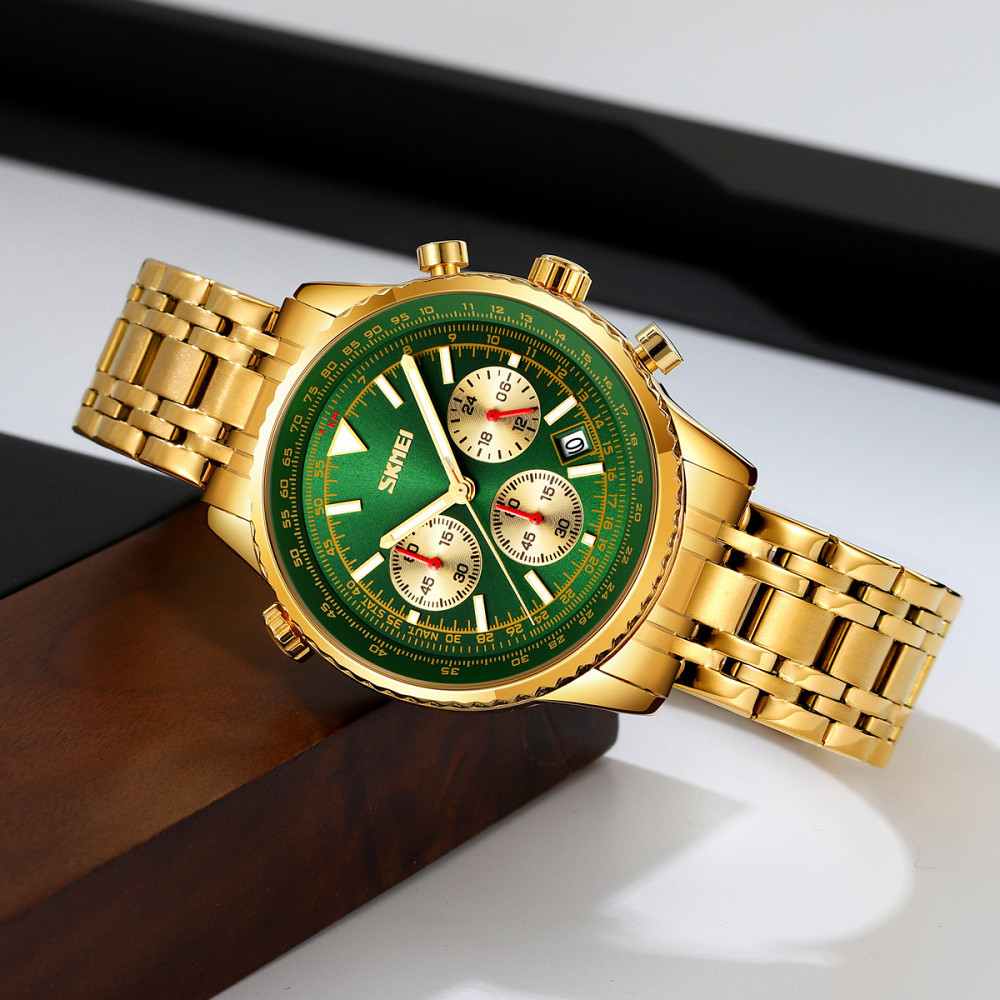 Skmei 9333GDGN Gold-Green Киев - изображение 2