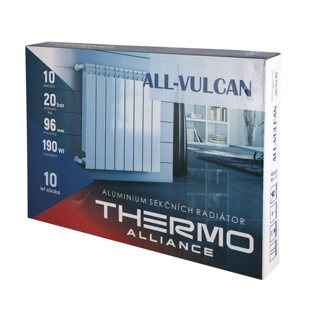 Радиатор алюминиевый Thermo Alliance All-Vulcan 500/96 1,05 кг Киев - изображение 9