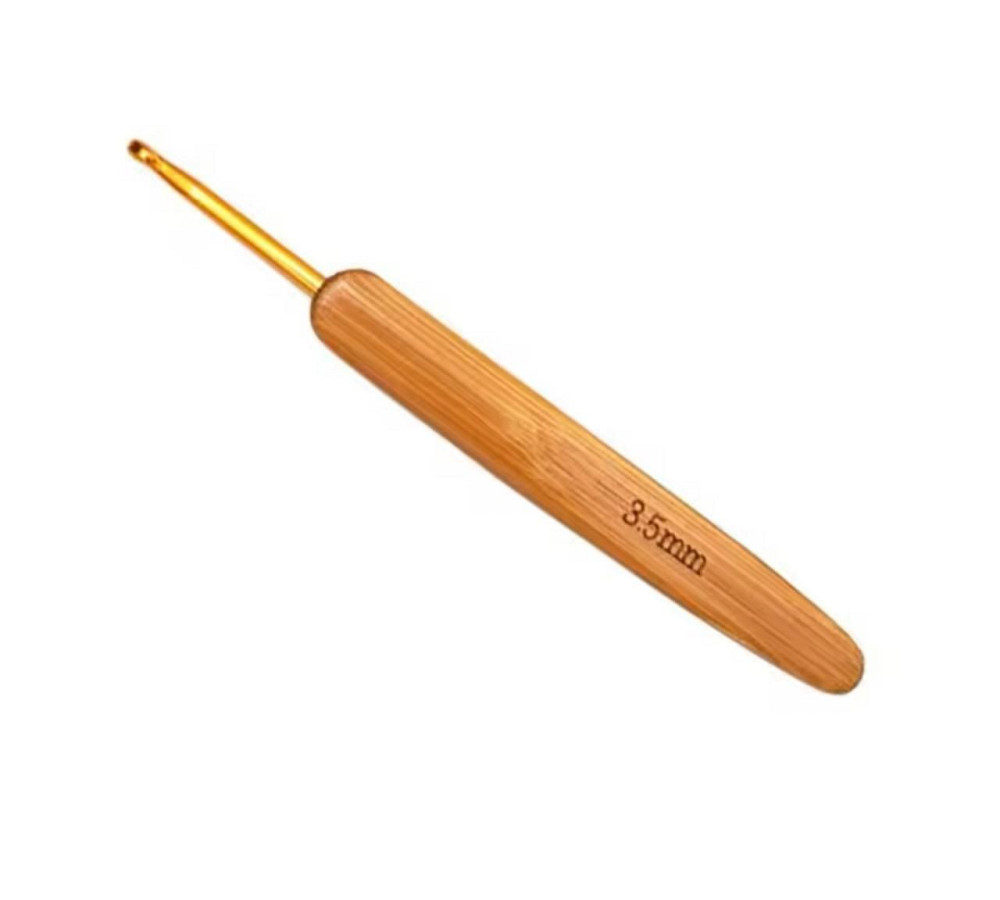 Гачок для в'язання 3,5 з плоскою бамбуковою ручкою Київ - фото 1