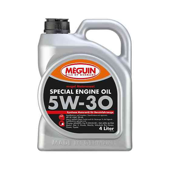 MEGUIN Special Engine Oil SAE 5W-30 4 л — високоефективна моторна олива для сучасних бензинових двигунів | 33101 Ковель