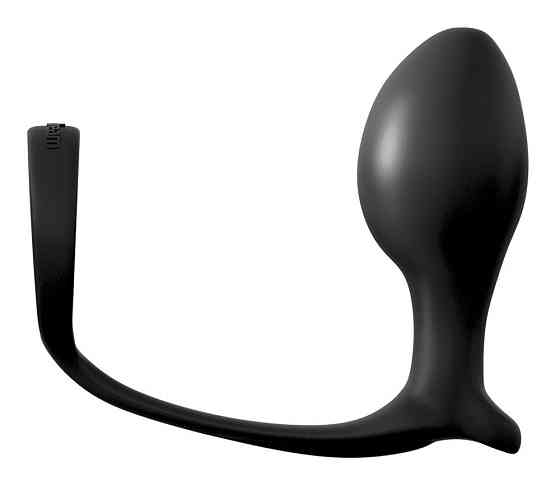 Анальная пробка с эрекционным кольцом - AFC Ass-Gasm CockRing Advanced Plug Sex Aura Киев