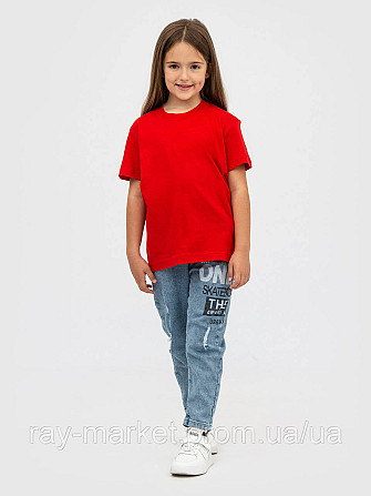 Футболка детская базовая Stedman Classic-T Kids для девочек красная (ST2200W-SRE) Киев - изображение 3