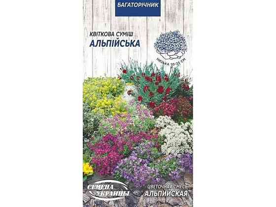 Квіткова суміш Альпийская МН 0,3г (10 пачок) ТМ СЕМЕНА УКРАИНЫ   Solmir Київ
