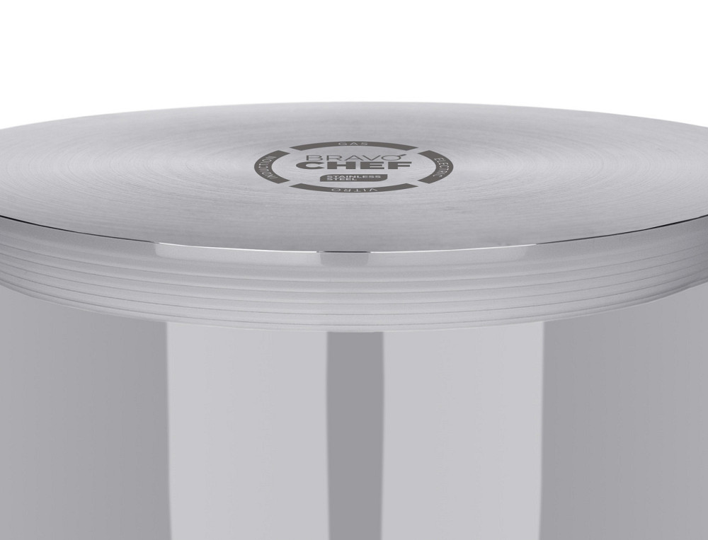 Кастрюля Bravo Chef 22 см (4.35 л) с крышкой (6720870) Киев - изображение 3