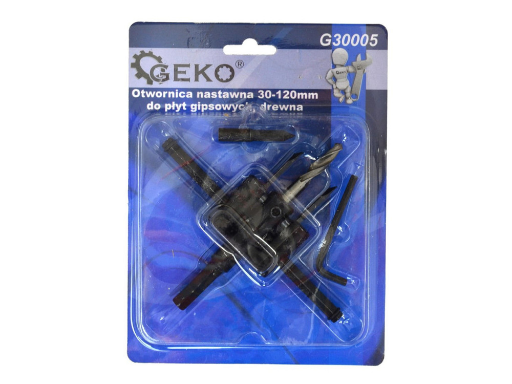 Свердло-"балеринка" "GeKo" для деревини та гіпсоплити 30-120мм Київ - фото 4